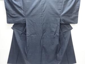 未使用品　本場泥大島紬100亀甲男物着物(キングサイズ)